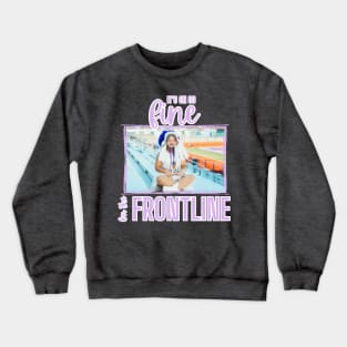 frontline mom Crewneck Sweatshirt